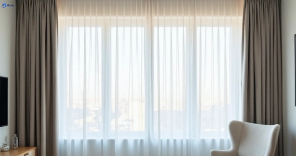 Freshly steam cleaned curtains in stafford QLD